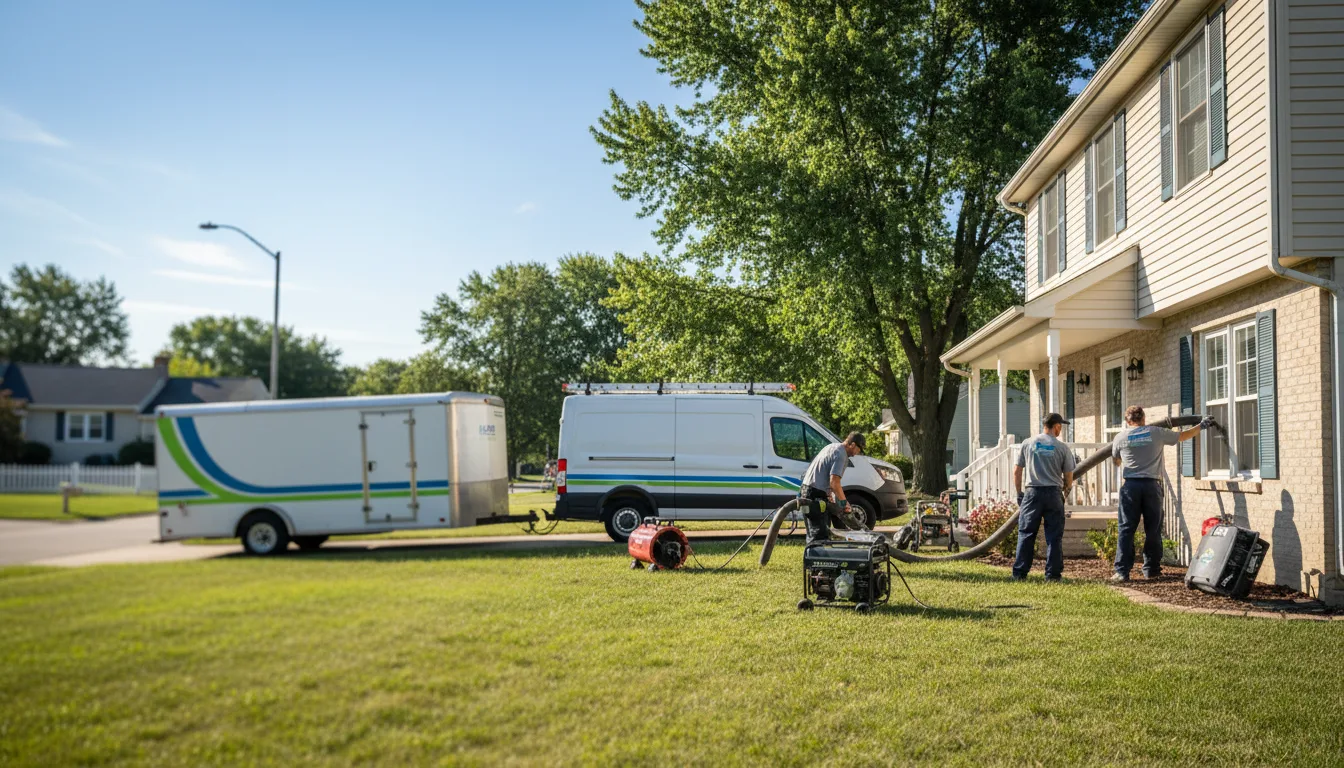 Flooded Basement Restoration And Cleanup With Repair in Osgood, OH near me